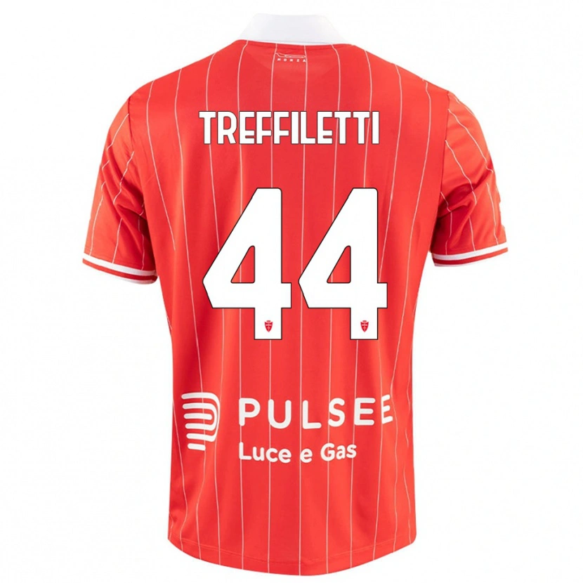 Danxen Kid Danilo Treffiletti #44 Red White Home Jersey 2025/26 T-Shirt