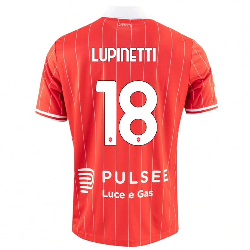 Danxen Kid Tommaso Lupinetti #18 Red White Home Jersey 2025/26 T-Shirt