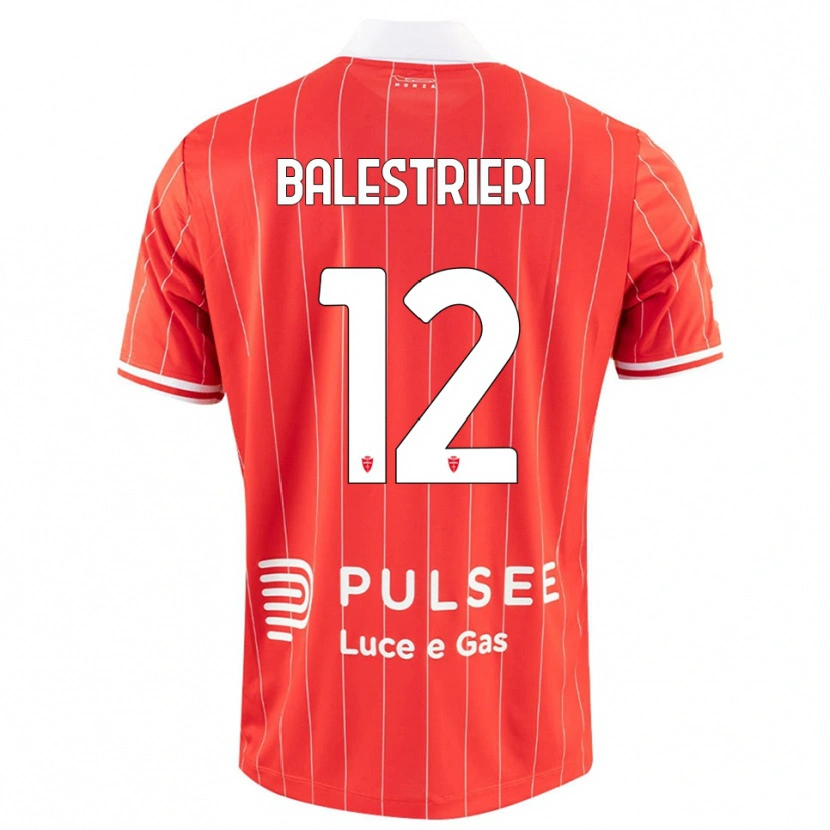 Danxen Kid Alessandro Balestrieri #12 Red White Home Jersey 2025/26 T-Shirt