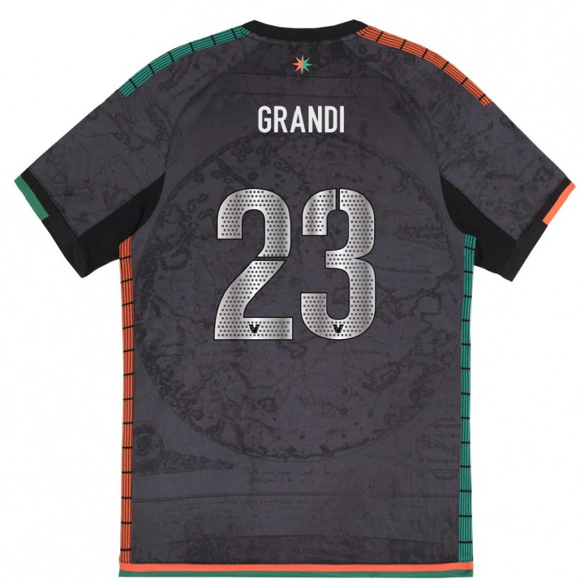 Danxen Kid Matteo Grandi #23 Dark Gray Home Jersey 2025/26 T-Shirt