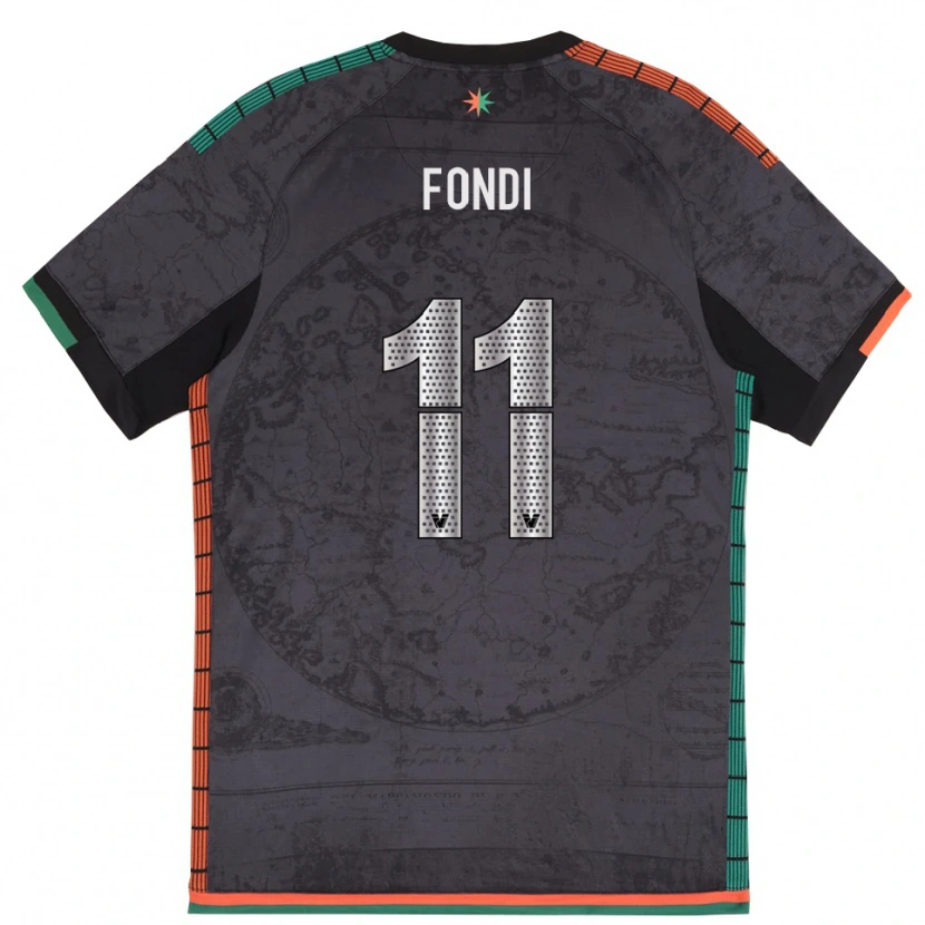 Danxen Kid Lapo Fondi #11 Dark Gray Home Jersey 2025/26 T-Shirt