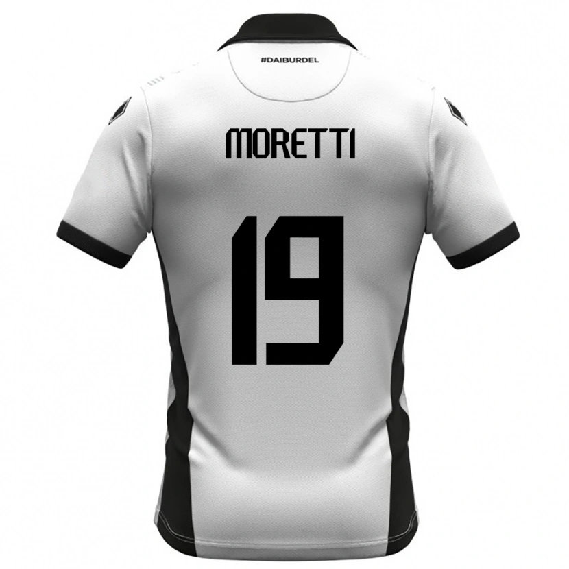 Danxen Kid Noah Moretti #19 White Black Orange Home Jersey 2025/26 T-Shirt