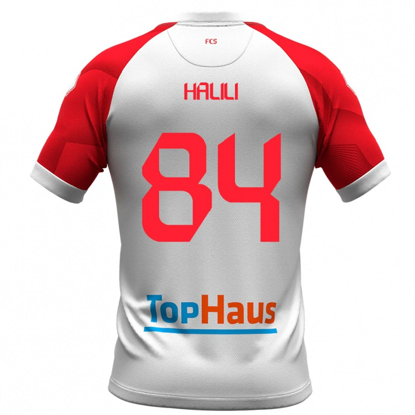 Danxen Kid Renato Halili #84 White Red Home Jersey 2025/26 T-Shirt
