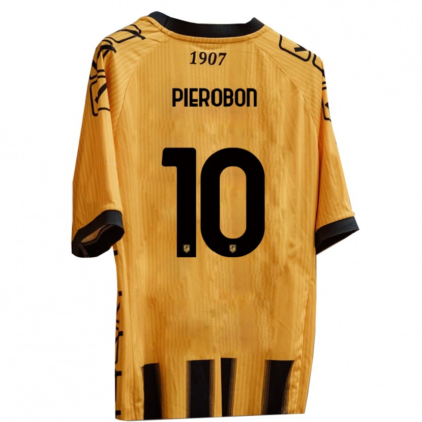 Danxen Kid Christian Pierobon #10 Yellow Black Home Jersey 2025/26 T-Shirt