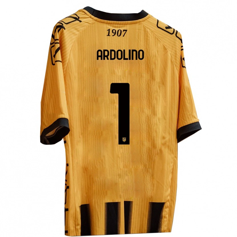Danxen Kid Antonio Ardolino #1 Yellow Black Home Jersey 2025/26 T-Shirt