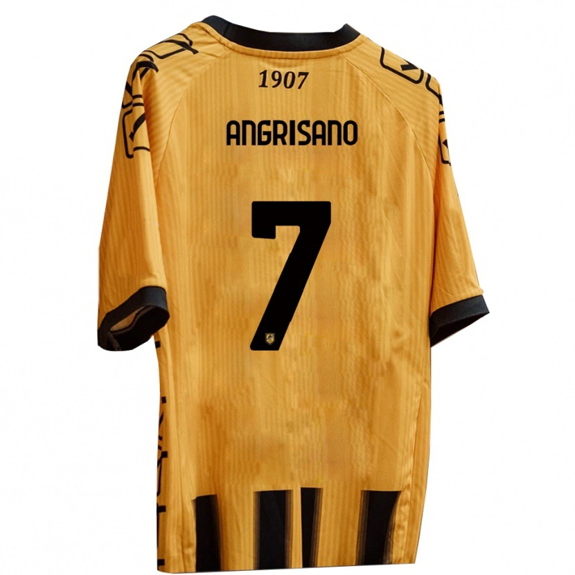 Danxen Kid Cosimo Angrisano #7 Yellow Black Home Jersey 2025/26 T-Shirt