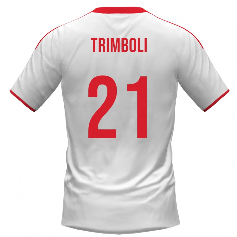 Danxen Kid Simone Trimboli #21 White Red Home Jersey 2025/26 T-Shirt