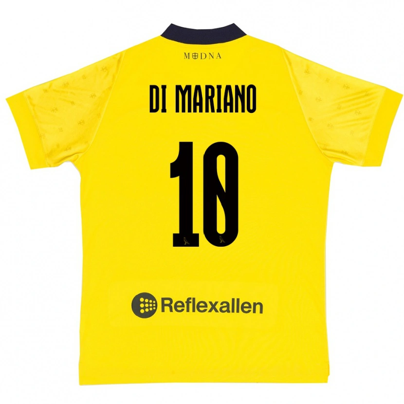 Danxen Kid Francesco Di Mariano #10 Yellow Navy Home Jersey 2025/26 T-Shirt