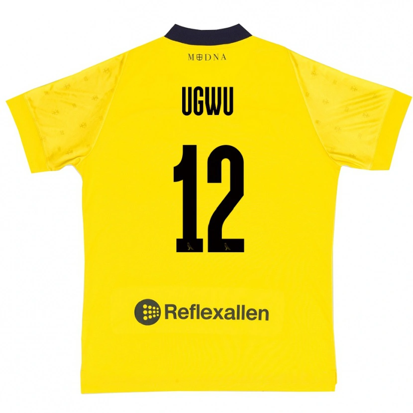 Danxen Kid Ferdinand Ugwu #12 Yellow Navy Home Jersey 2025/26 T-Shirt