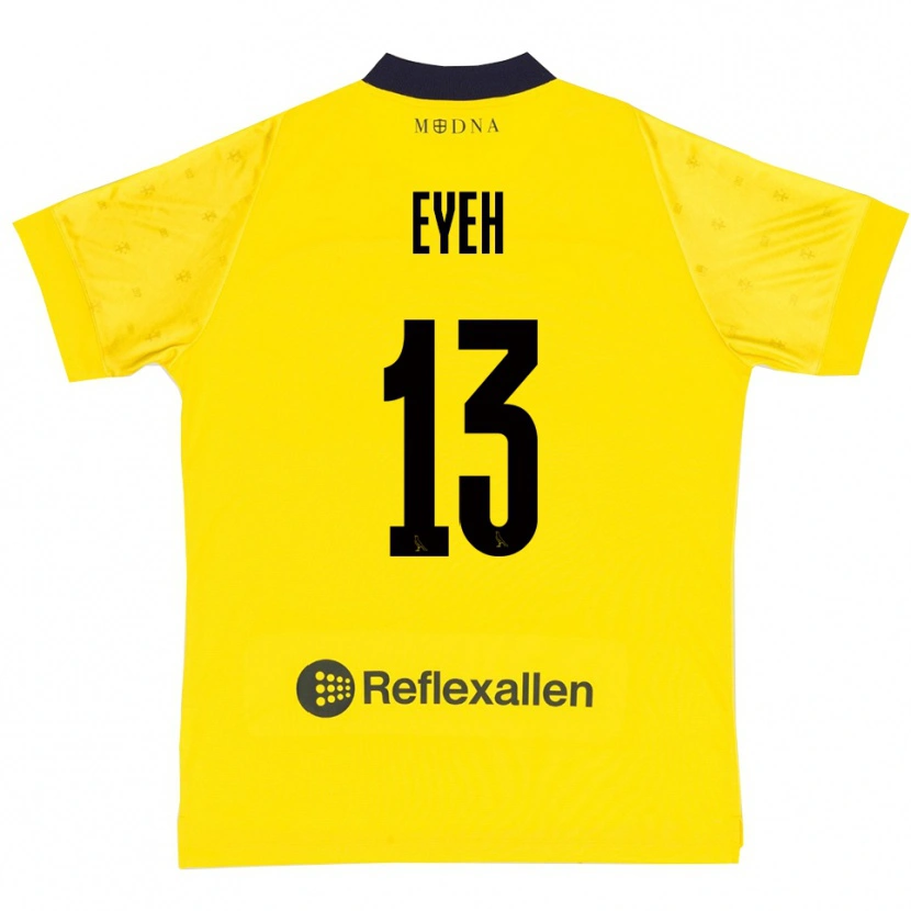 Danxen Kid Nicholas Eyeh #13 Yellow Navy Home Jersey 2025/26 T-Shirt