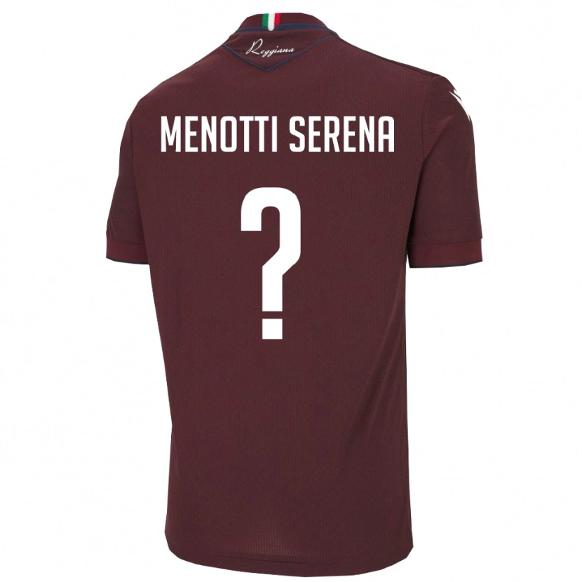 Danxen Kid Toma Menotti Serena #0 Burgundy White Home Jersey 2025/26 T-Shirt