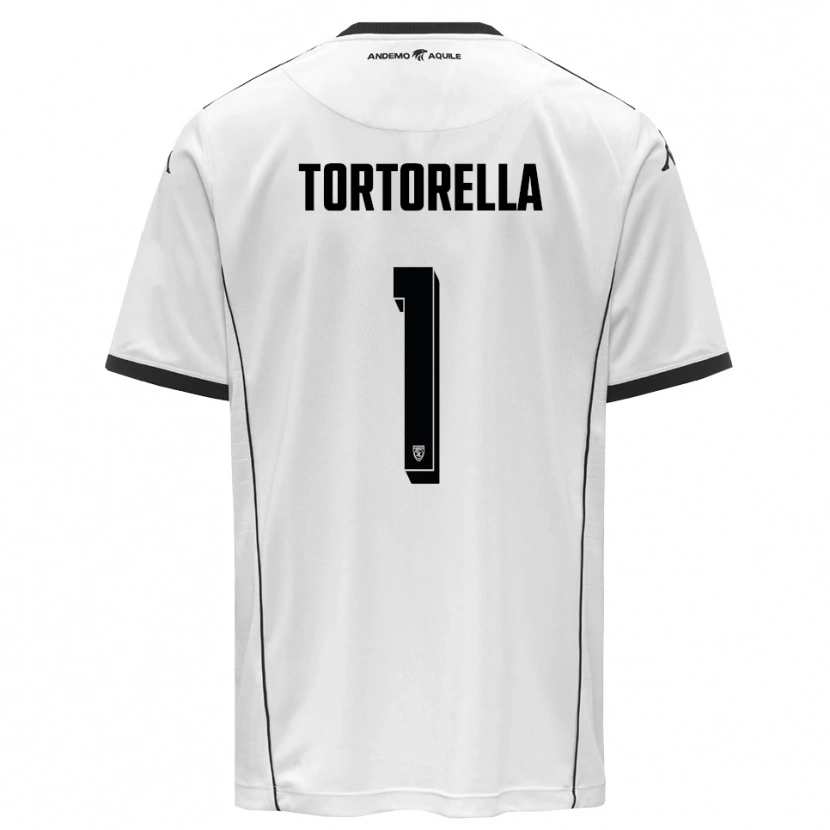 Danxen Kid Diego Tortorella #1 White Black Home Jersey 2025/26 T-Shirt