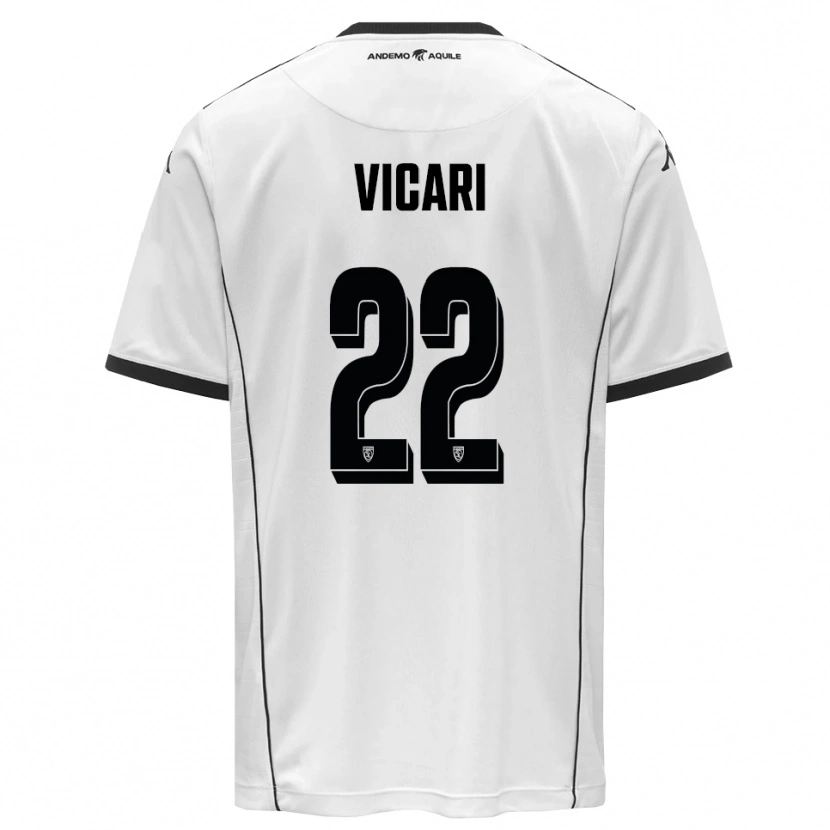 Danxen Kid David Vicari #22 White Black Home Jersey 2025/26 T-Shirt
