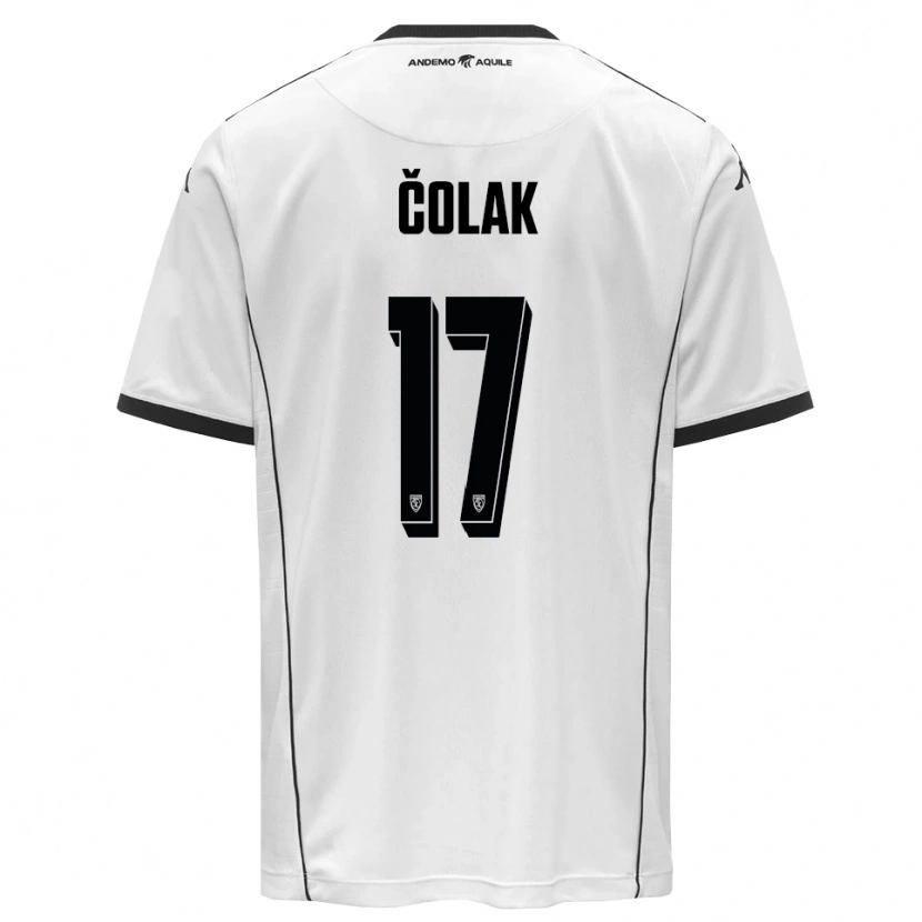 Danxen Kid Antonio Colak #17 White Black Home Jersey 2025/26 T-Shirt