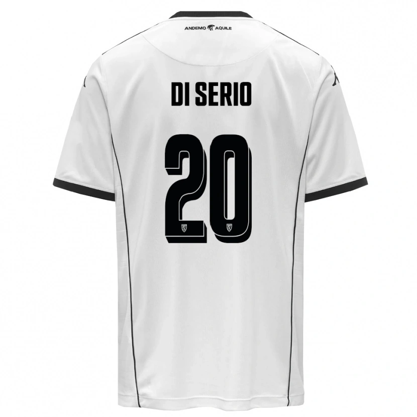 Danxen Kid Giuseppe Di Serio #20 White Black Home Jersey 2025/26 T-Shirt