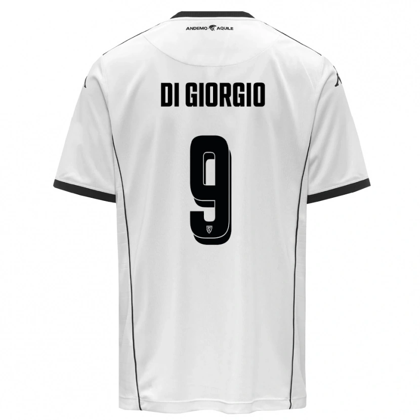 Danxen Kid Riccardo Di Giorgio #9 White Black Home Jersey 2025/26 T-Shirt