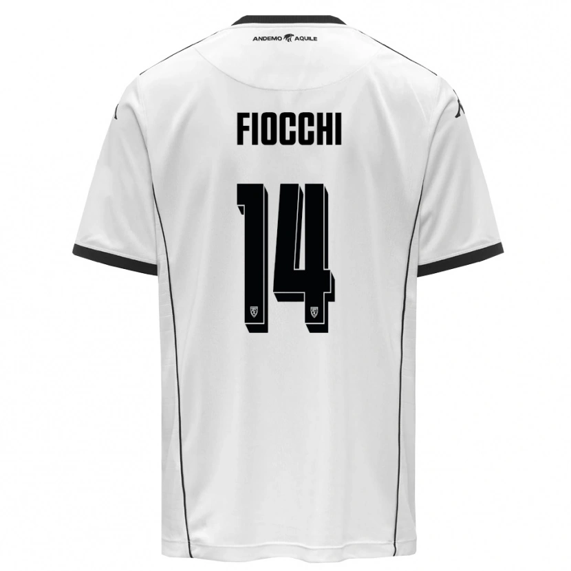 Danxen Kid Marco Fiocchi #14 White Black Home Jersey 2025/26 T-Shirt