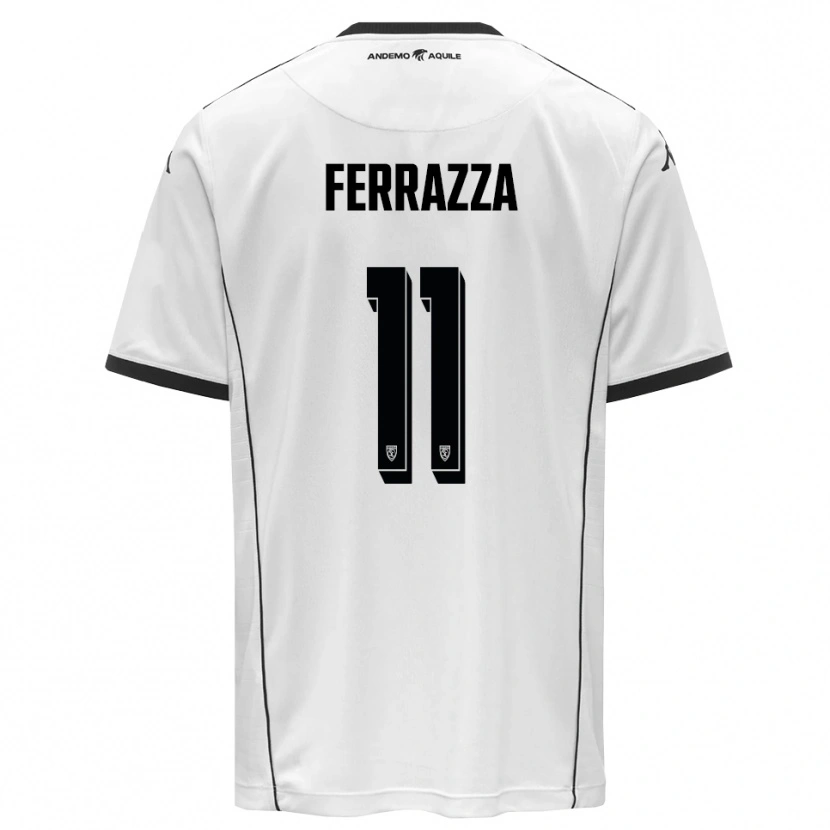 Danxen Kid Diego Ferrazza #11 White Black Home Jersey 2025/26 T-Shirt