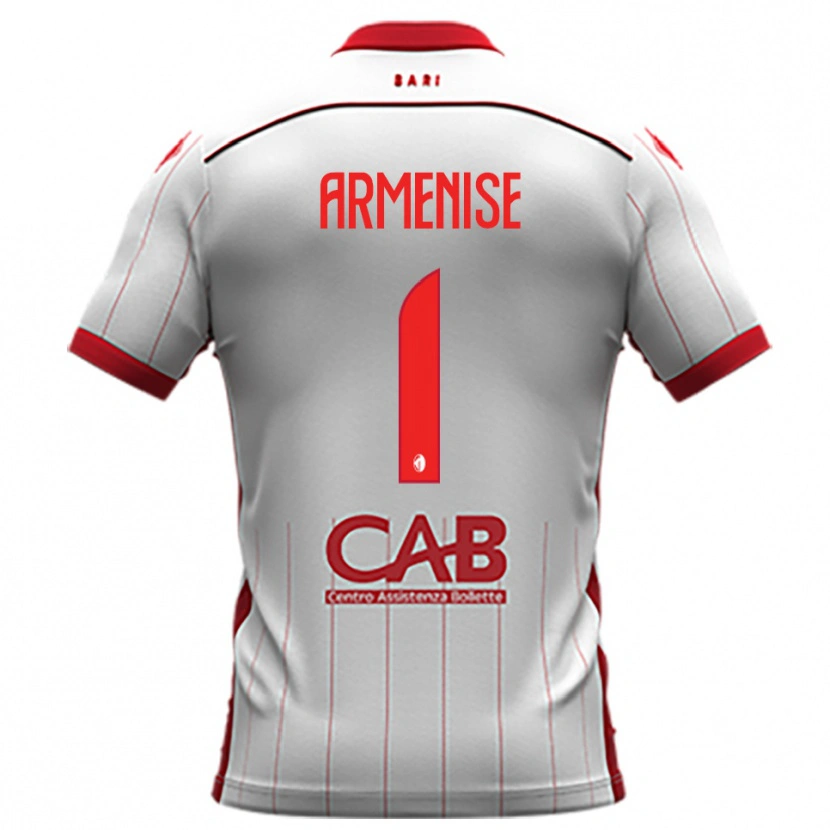 Danxen Kid Gaetano Armenise #1 White Red Home Jersey 2025/26 T-Shirt