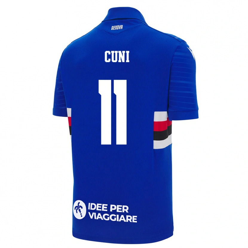 Danxen Kid Marvin Cuni #11 Blue White Home Jersey 2025/26 T-Shirt
