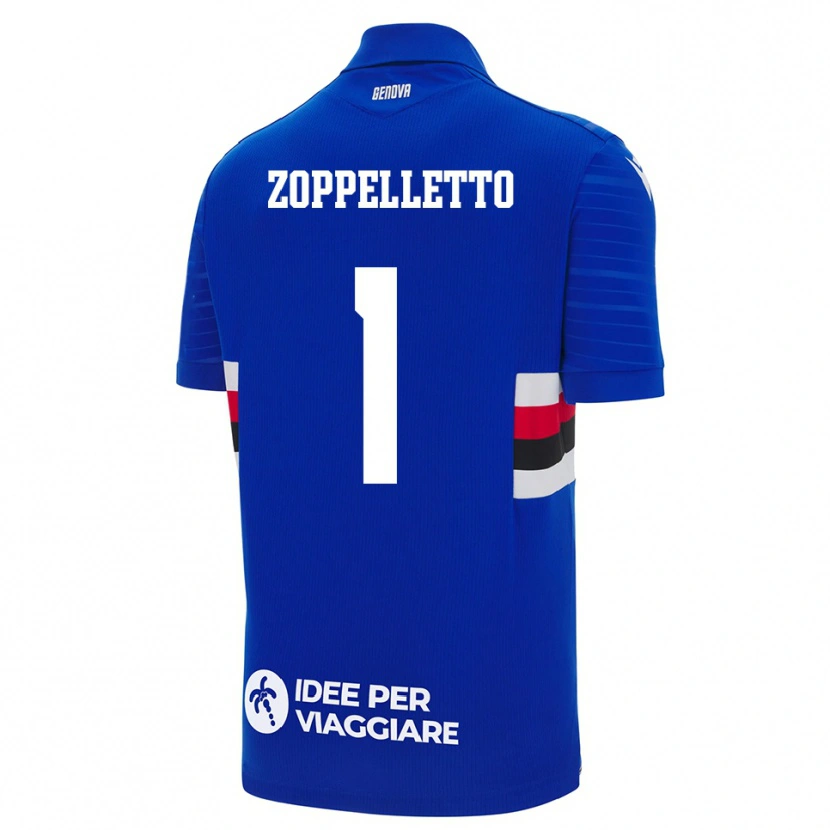 Danxen Kid David Zoppelletto #1 Blue White Home Jersey 2025/26 T-Shirt