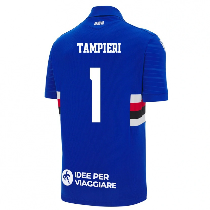 Danxen Kid Amanda Tampieri #1 Blue White Home Jersey 2025/26 T-Shirt