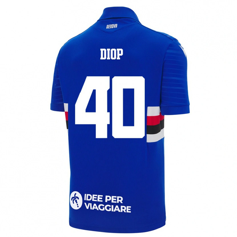 Danxen Kid Karim Diop #40 Blue White Home Jersey 2025/26 T-Shirt