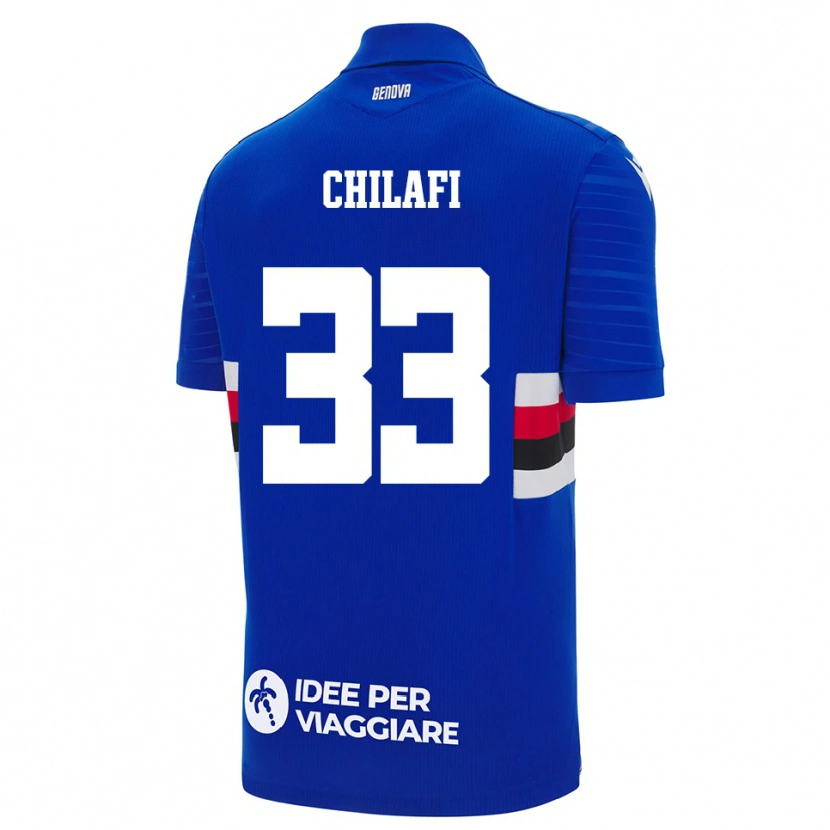 Danxen Kid Ardijan Chilafi #33 Blue White Home Jersey 2025/26 T-Shirt