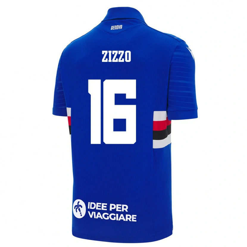 Danxen Kid Vincenzo Zizzo #16 Blue White Home Jersey 2025/26 T-Shirt