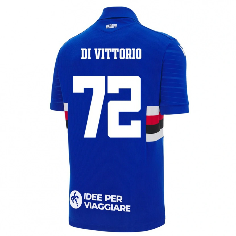 Danxen Kid Irene Di Vittorio #72 Blue White Home Jersey 2025/26 T-Shirt