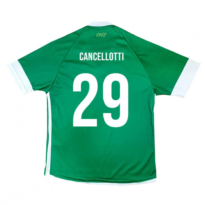 Danxen Kid Tommaso Cancellotti #29 Green White Home Jersey 2025/26 T-Shirt