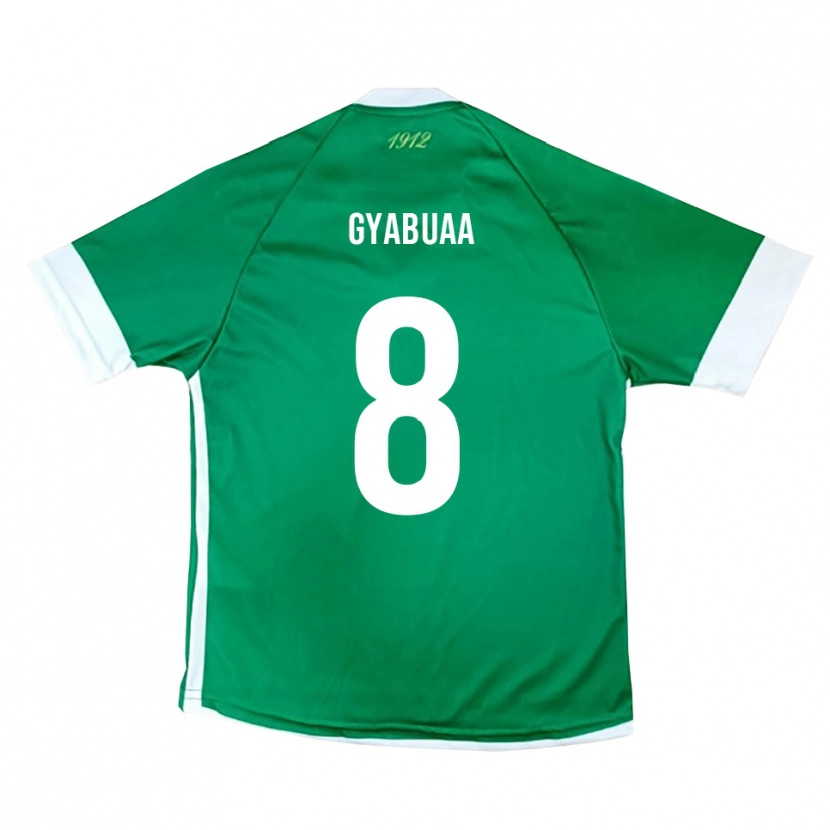 Danxen Kid Emmanuel Gyabuaa #8 Green White Home Jersey 2025/26 T-Shirt