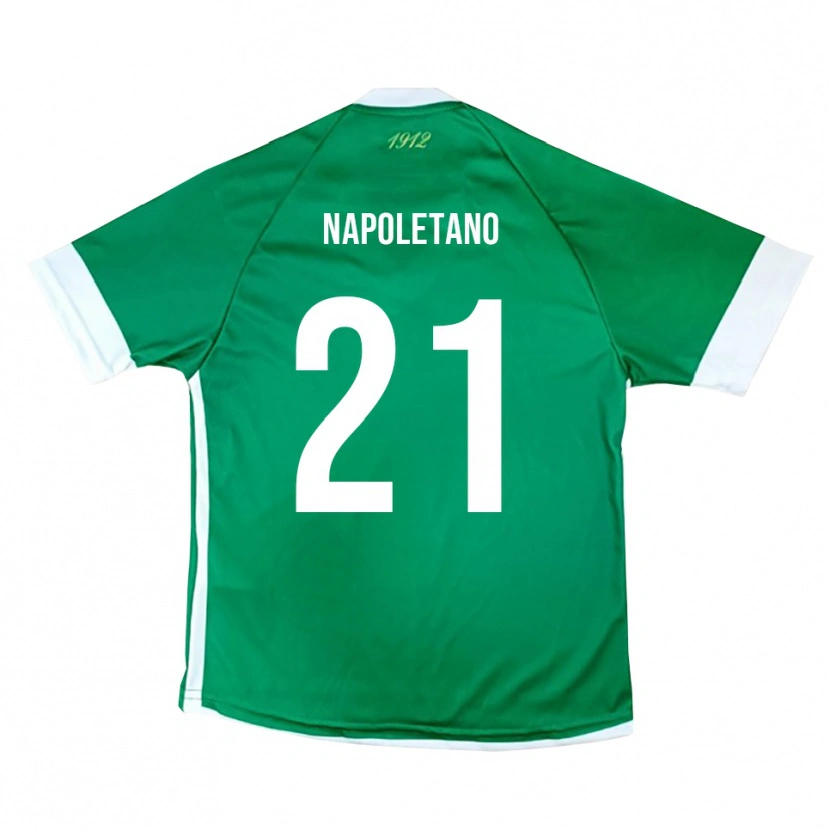 Danxen Kid Jordan Napoletano #21 Green White Home Jersey 2025/26 T-Shirt