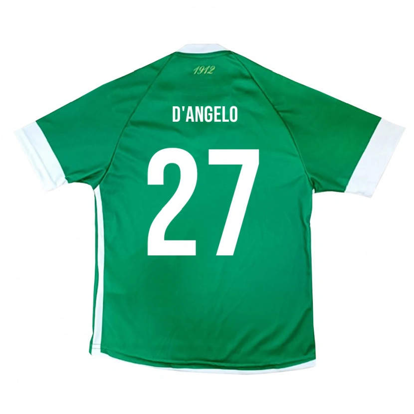 Danxen Kid Sonny D'angelo #27 Green White Home Jersey 2025/26 T-Shirt
