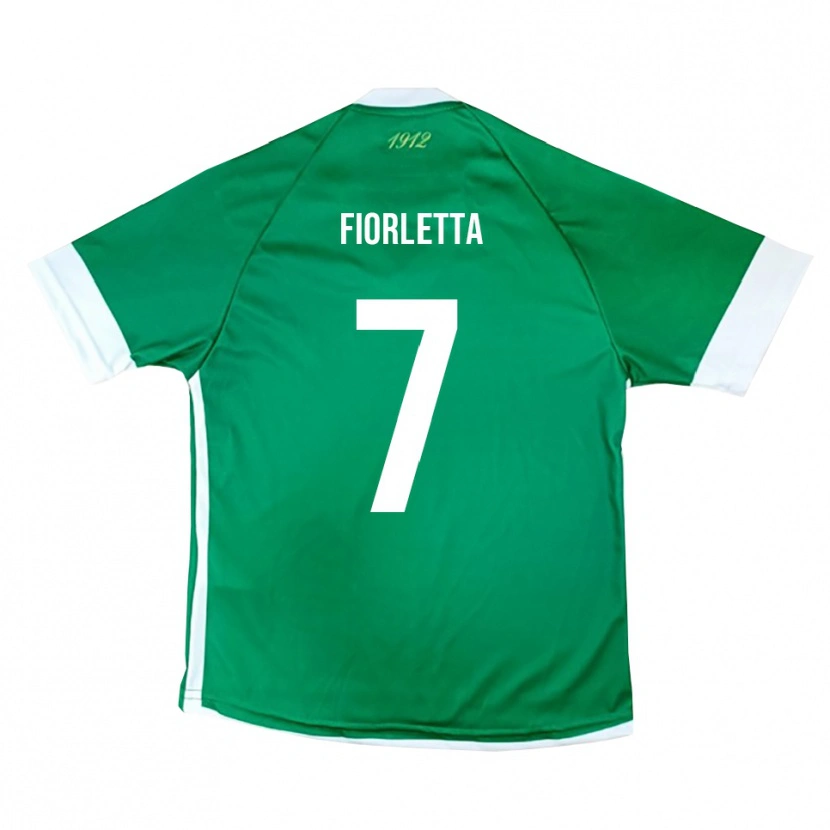 Danxen Kid Gianmarco Fiorletta #7 Green White Home Jersey 2025/26 T-Shirt