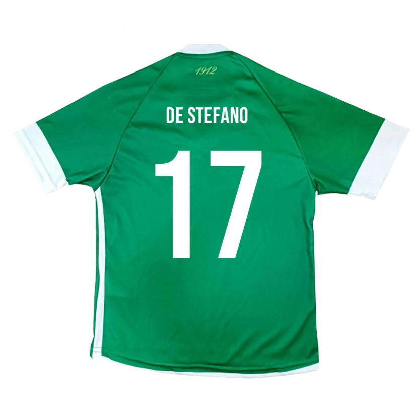 Danxen Kid Nicolò De Stefano #17 Green White Home Jersey 2025/26 T-Shirt