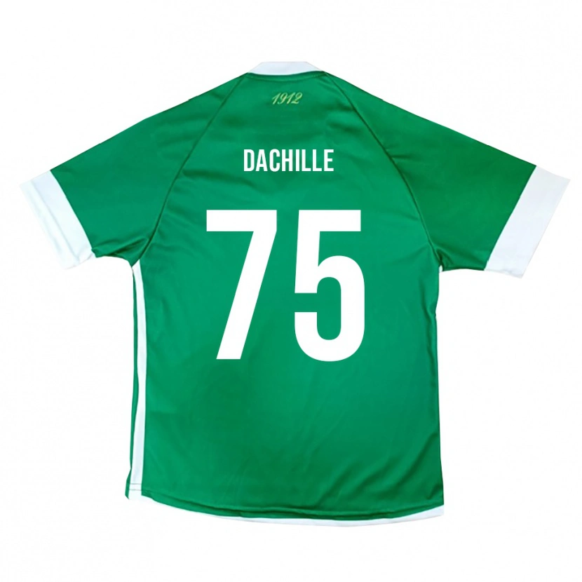 Danxen Kid Domenico Dachille #75 Green White Home Jersey 2025/26 T-Shirt