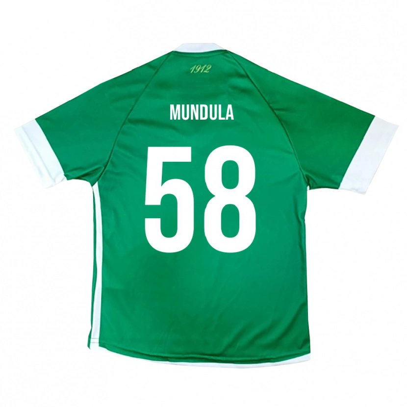 Danxen Kid Ciro Mundula #58 Green White Home Jersey 2025/26 T-Shirt