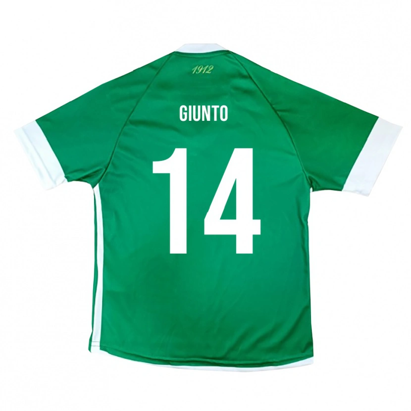 Danxen Kid Emanuele Giunto #14 Green White Home Jersey 2025/26 T-Shirt
