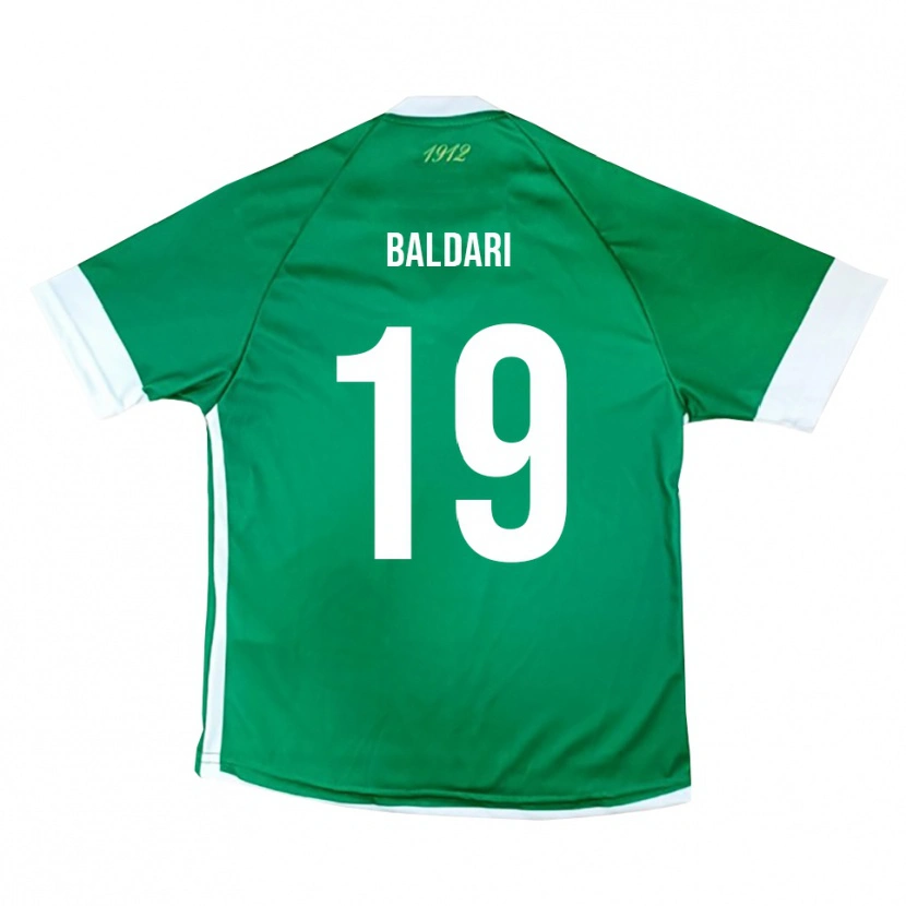 Danxen Kid Gabriele Baldari #19 Green White Home Jersey 2025/26 T-Shirt