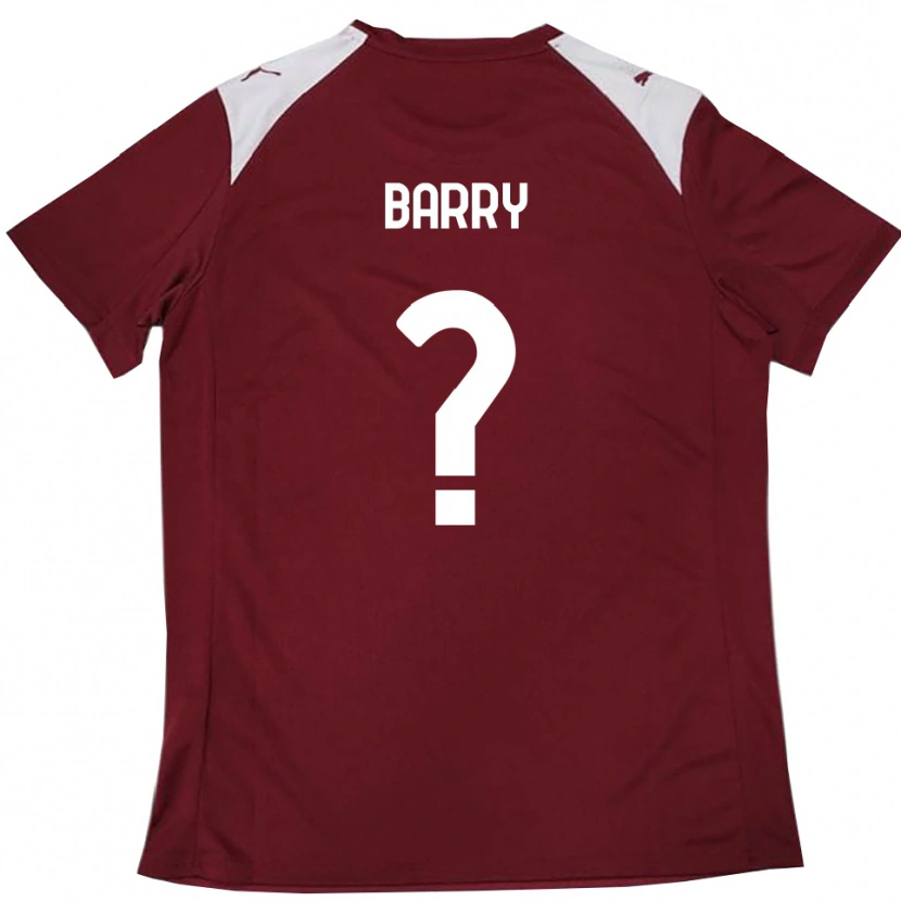 Danxen Kid Sammy Barry #0 Burgundy White Home Jersey 2025/26 T-Shirt