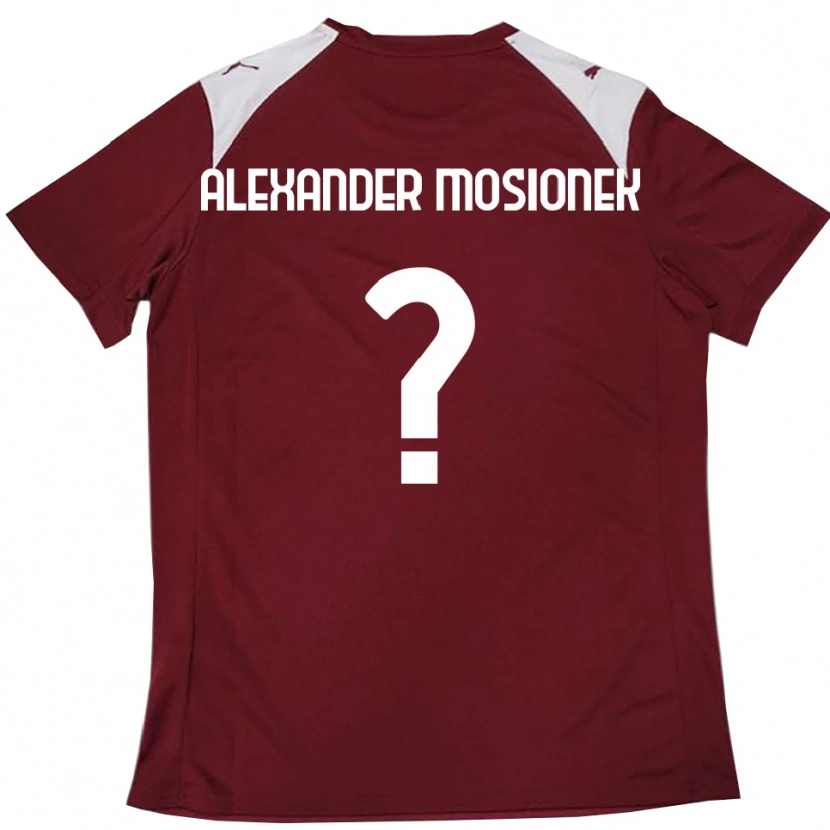 Danxen Kid Kamil Alexander Mosionek #0 Burgundy White Home Jersey 2025/26 T-Shirt