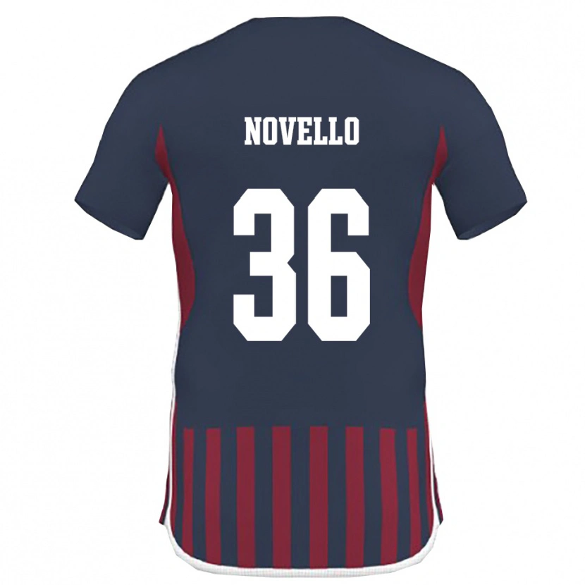 Danxen Kid Jahce Novello #36 Navy Red Home Jersey 2025/26 T-Shirt