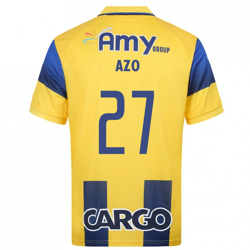 Danxen Kid Ori Azo #27 Yellow Navy Home Jersey 2025/26 T-Shirt