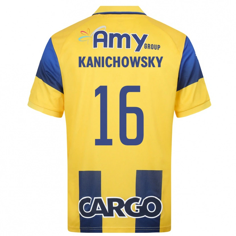 Danxen Kid Gabi Kanichowsky #16 Yellow Navy Home Jersey 2025/26 T-Shirt