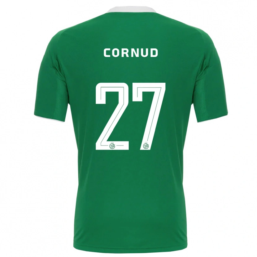 Danxen Kid Pierre Cornud #27 Green White Home Jersey 2025/26 T-Shirt