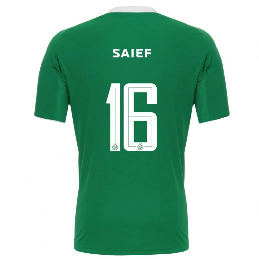 Danxen Kid Kenny Saief #16 Green White Home Jersey 2025/26 T-Shirt
