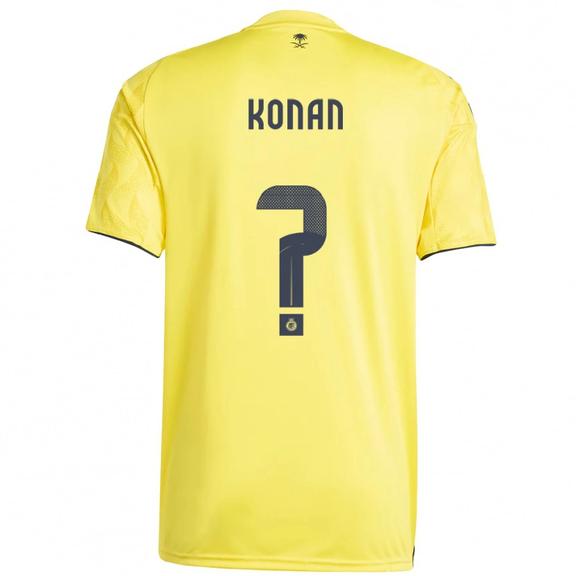 Danxen Kid Ghislain Konan #0 Yellow Black Home Jersey 2025/26 T-Shirt