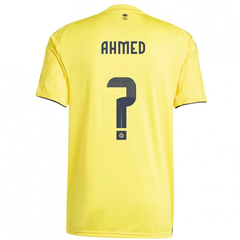 Danxen Kid Al Anood Ahmed #0 Yellow Black Home Jersey 2025/26 T-Shirt