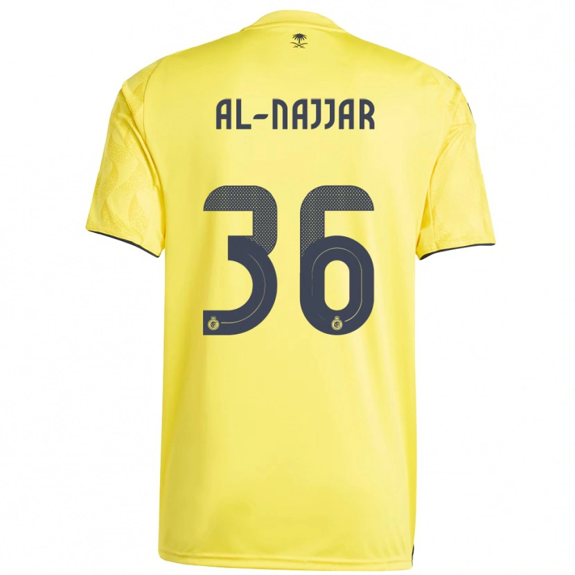 Danxen Kid Raghed Al-Najjar #36 Yellow Black Home Jersey 2025/26 T-Shirt